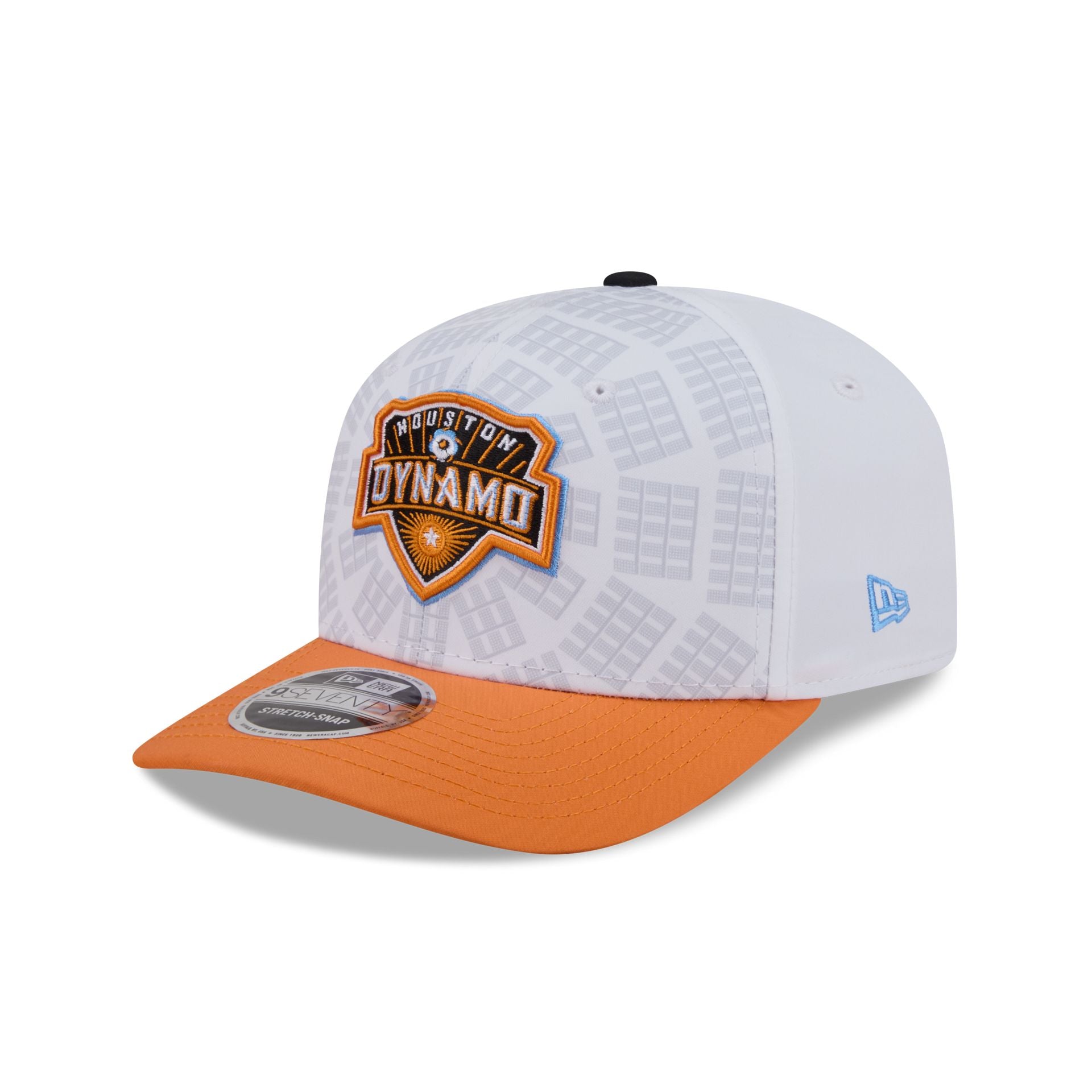Houston Dynamo 2026 Third Jersey Hook White 9SEVENTY Stretch-Snap Hat