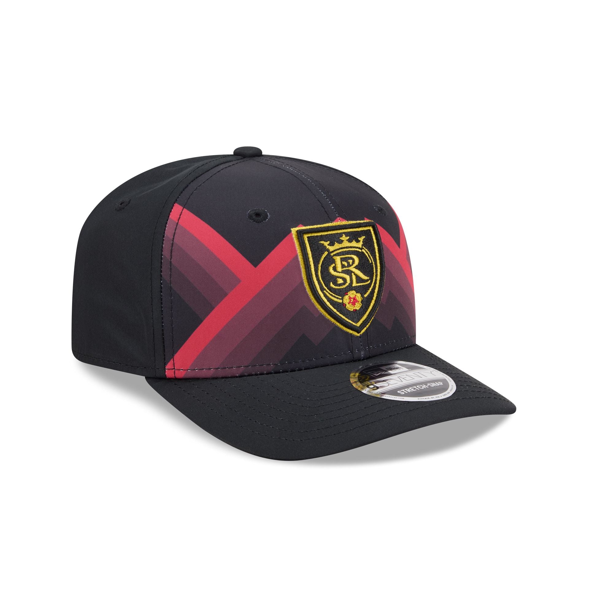 Real Salt Lake 2026 Third Jersey Hook Black 9SEVENTY Stretch-Snap Hat