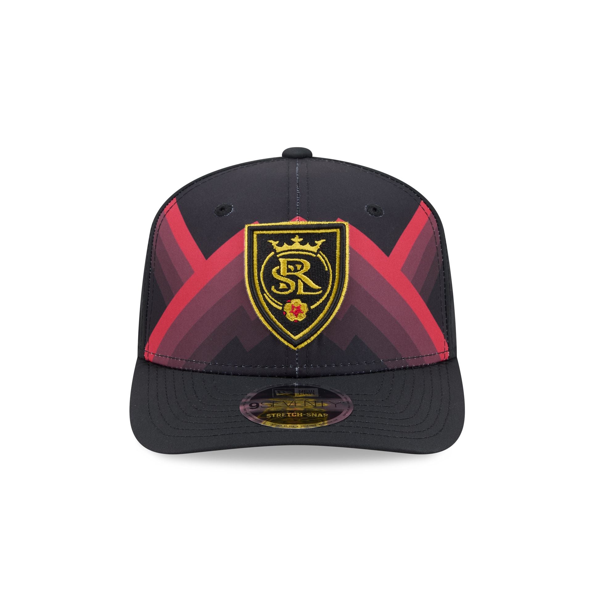 Real Salt Lake 2026 Third Jersey Hook Black 9SEVENTY Stretch-Snap Hat