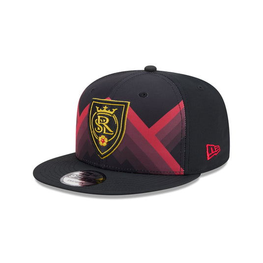 Real Salt Lake 2026 Jersey Hook Black 9FIFTY Snapback Hat - New Era Cap