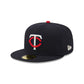 Minnesota Twins Cooperstown Navy 59FIFTY Fitted Hat