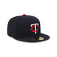 Minnesota Twins Cooperstown Navy 59FIFTY Fitted Hat