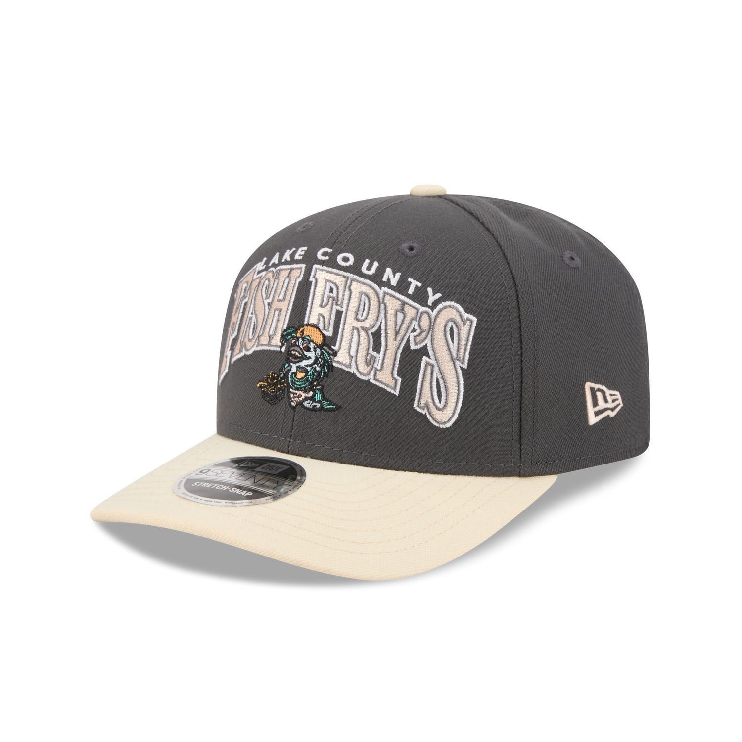 Lake County Captains Theme Night Gray 9SEVENTY Stretch-Snap Hat