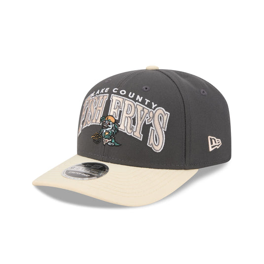 Lake County Captains Theme Night Gray 9SEVENTY Stretch-Snap Hat - New Era Cap