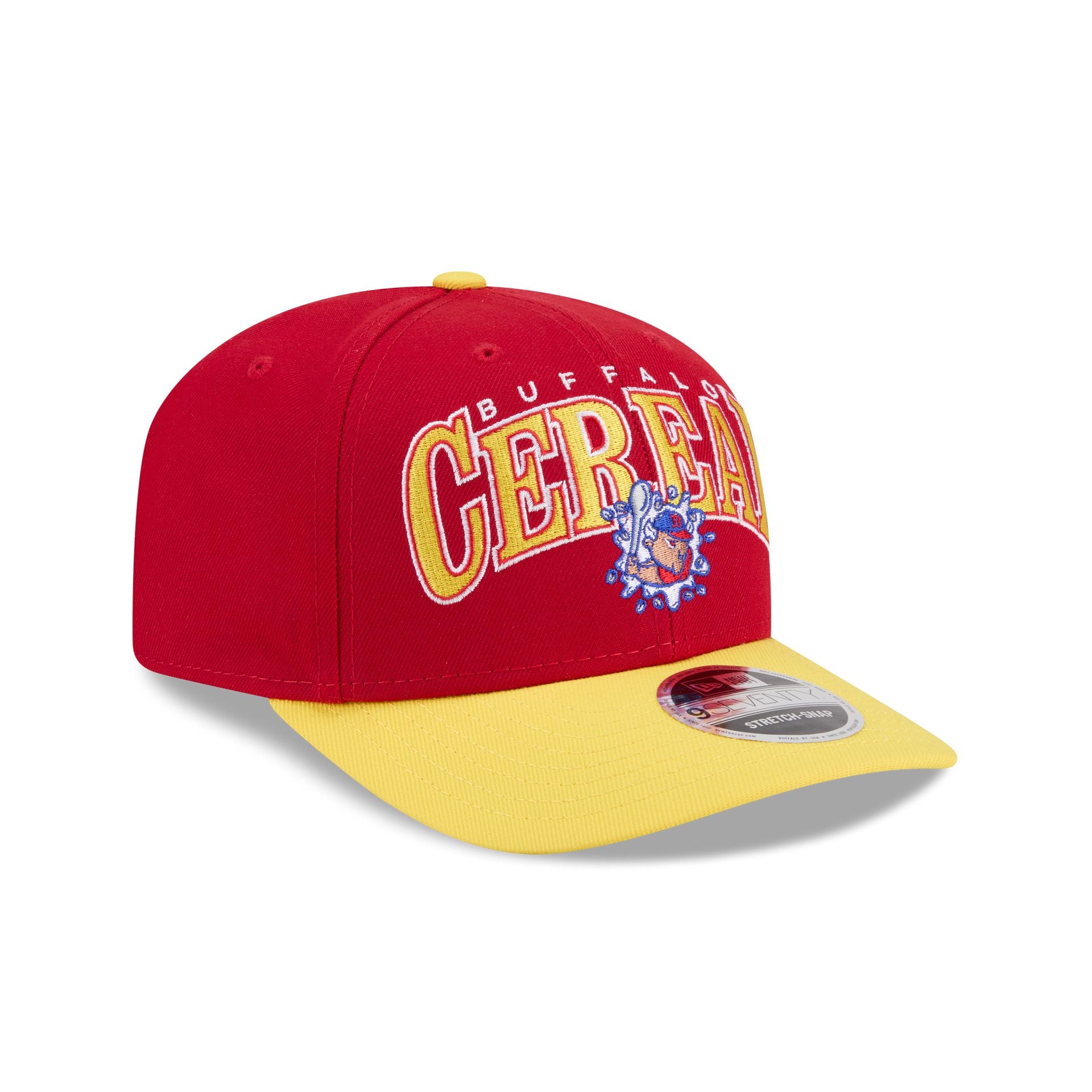 Buffalo Bisons Theme Night Wordmark 9SEVENTY Stretch-Snap Hat