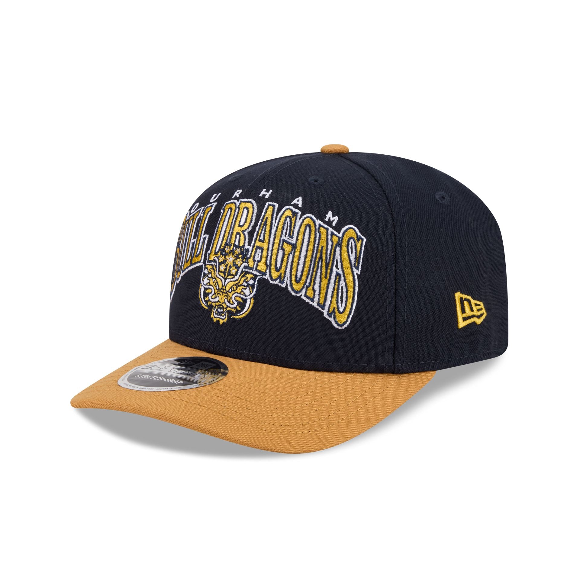 Durham Bulls Theme Night Wordmark 9SEVENTY Stretch-Snap Hat