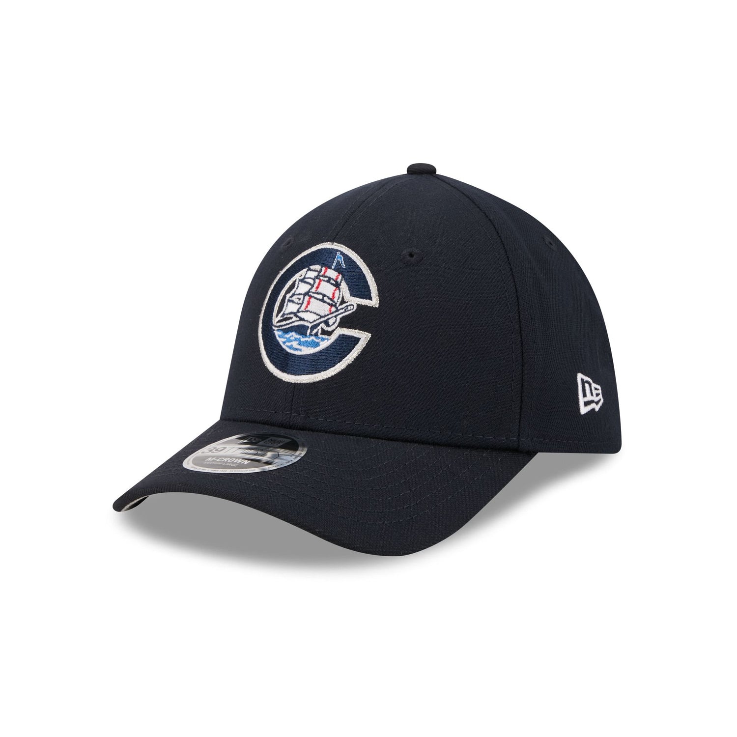 Columbus Clippers Theme Night Navy 39THIRTY M-Crown Stretch Fit Hat
