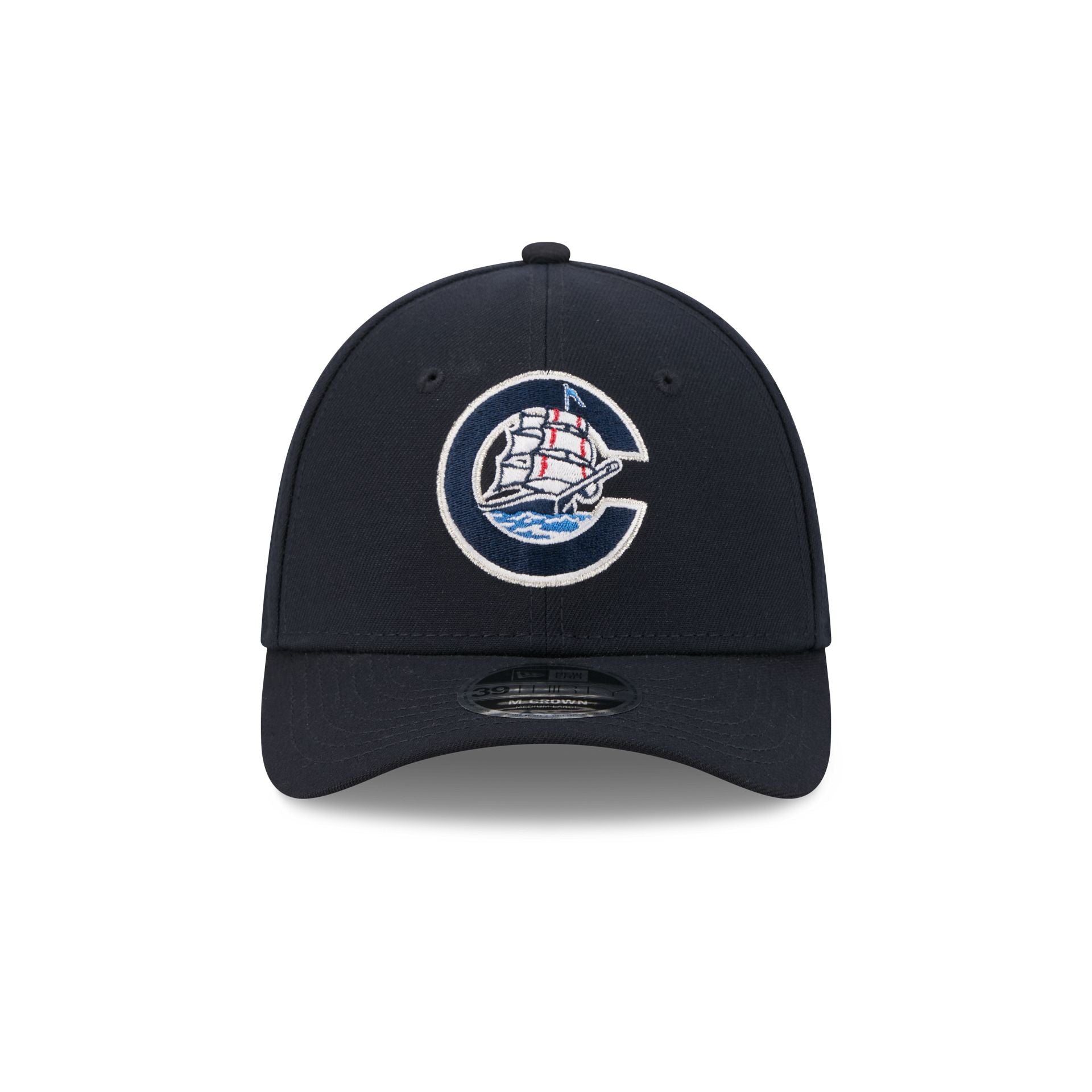 Columbus Clippers Theme Night Navy 39THIRTY M-Crown Stretch Fit Hat