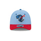 Eugene Emeralds Theme Night Light Blue 39THIRTY M-Crown Stretch Fit Hat
