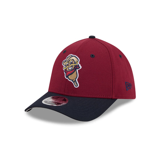 Frisco RoughRiders Theme Night Maroon 39THIRTY M-Crown Stretch Fit Hat - New Era Cap