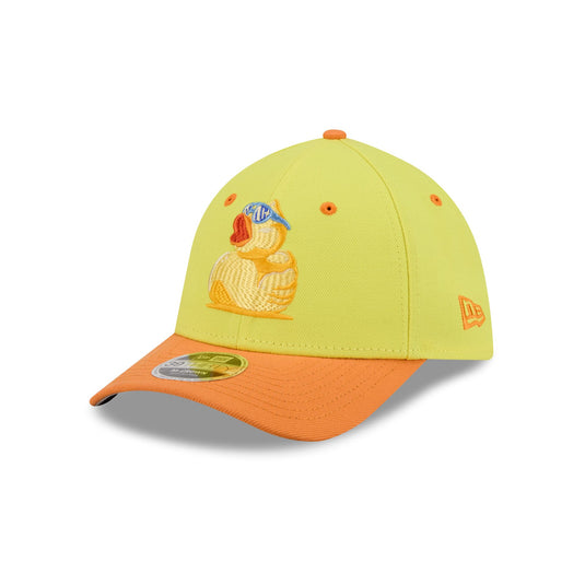 Lehigh Valley IronPigs Theme Night Yellow 39THIRTY M-Crown Stretch Fit Hat - New Era Cap