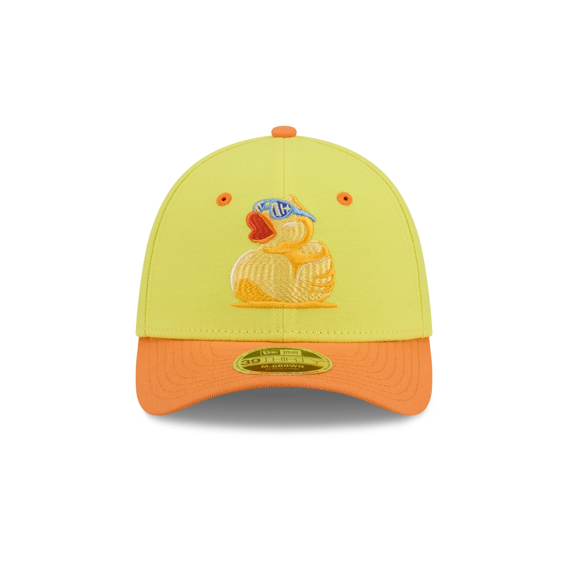 Lehigh Valley IronPigs Theme Night Yellow 39THIRTY M-Crown Stretch Fit Hat