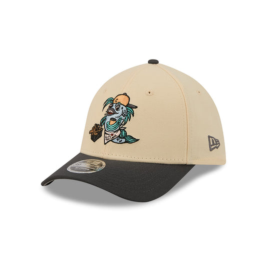 Lake County Captains Theme Night Stone 39THIRTY M-Crown Stretch Fit Hat - New Era Cap