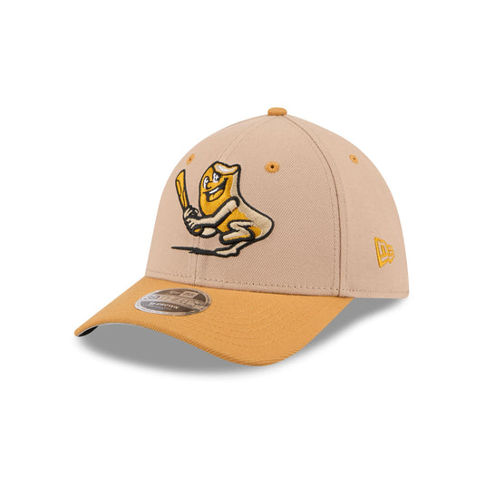 Akron RubberDucks Theme Night Beige 39THIRTY M-Crown Stretch Fit Hat - New Era Cap