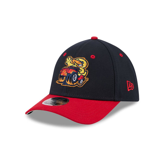 Toledo Mud Hens Theme Night Navy 39THIRTY M-Crown Stretch Fit Hat - New Era Cap