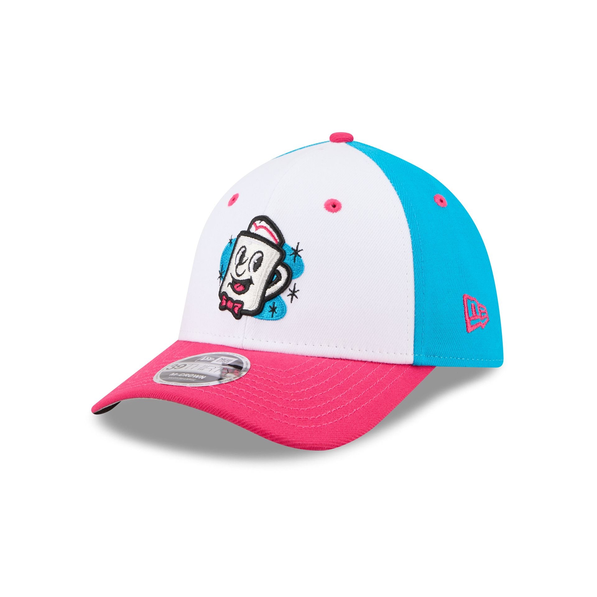 Somerset Patriots Theme Night Multicolor 39THIRTY M-Crown Stretch Fit Hat