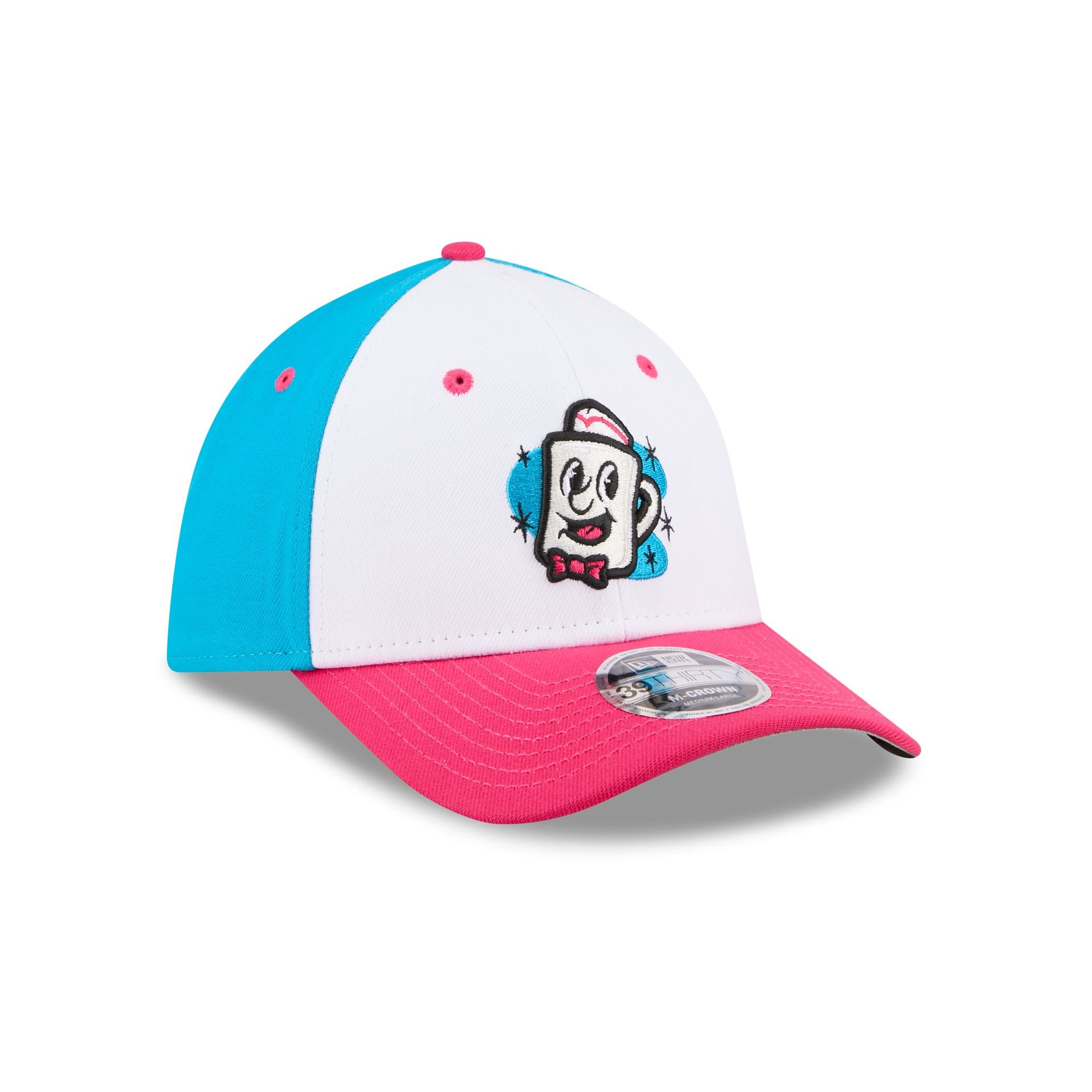 Somerset Patriots Theme Night Multicolor 39THIRTY M-Crown Stretch Fit Hat