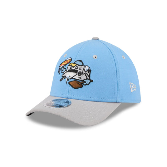 Wisconsin Timber Rattlers Theme Night Light Blue 39THIRTY M-Crown Stretch Fit Hat - New Era Cap