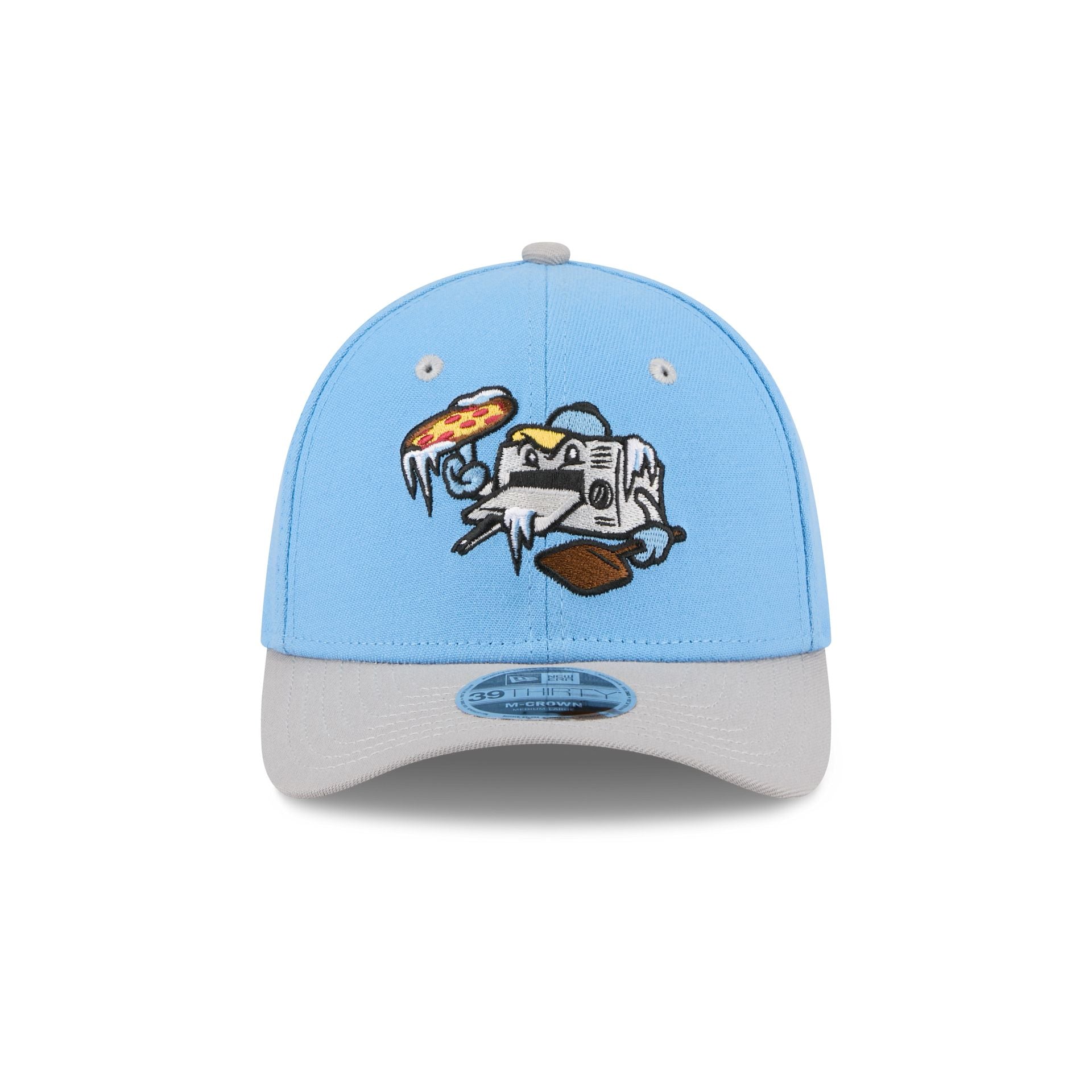 Wisconsin Timber Rattlers Theme Night Light Blue 39THIRTY M-Crown Stretch Fit Hat