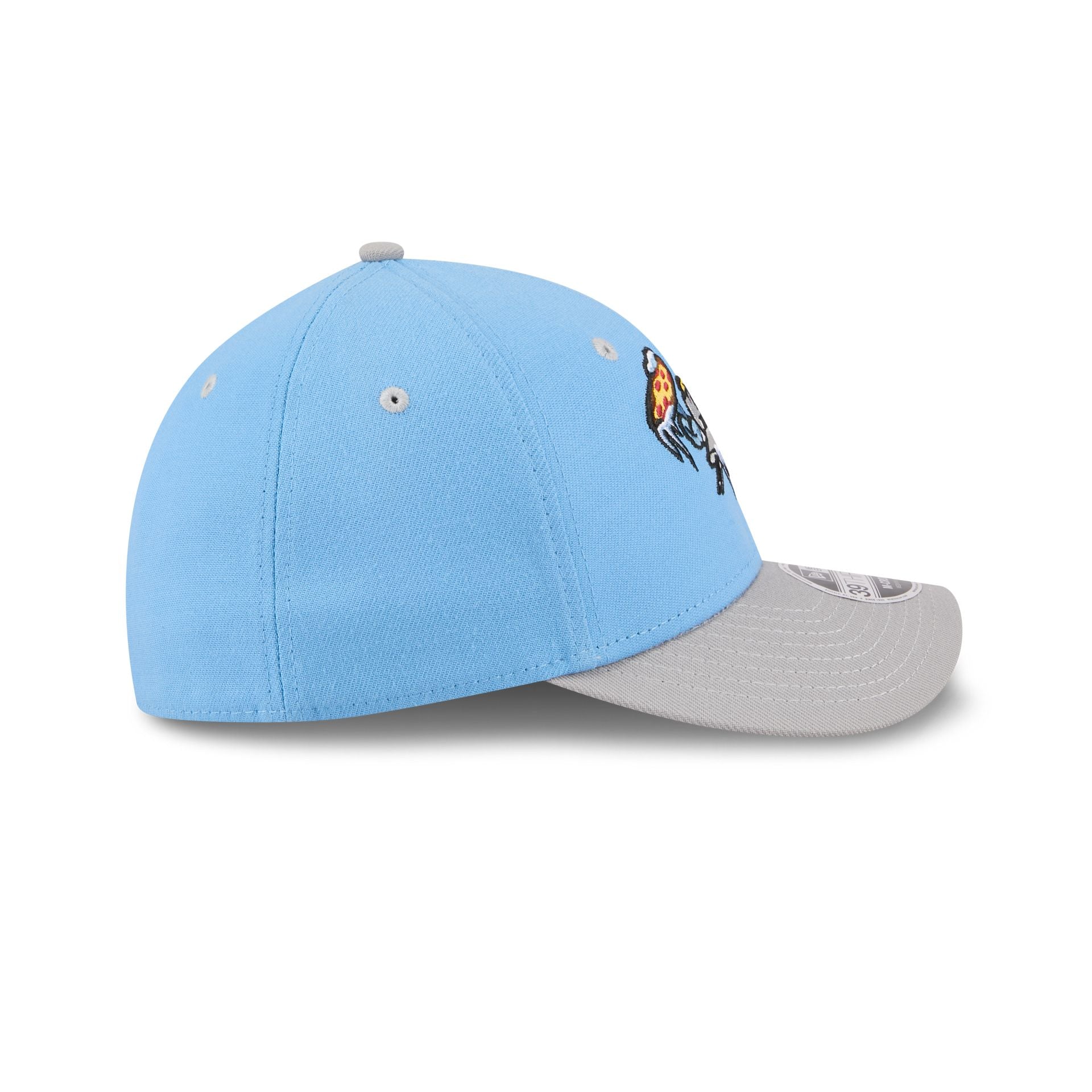 Wisconsin Timber Rattlers Theme Night Light Blue 39THIRTY M-Crown Stretch Fit Hat