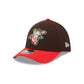 Salt Lake Bees Theme Night Brown 39THIRTY M-Crown Stretch Fit Hat