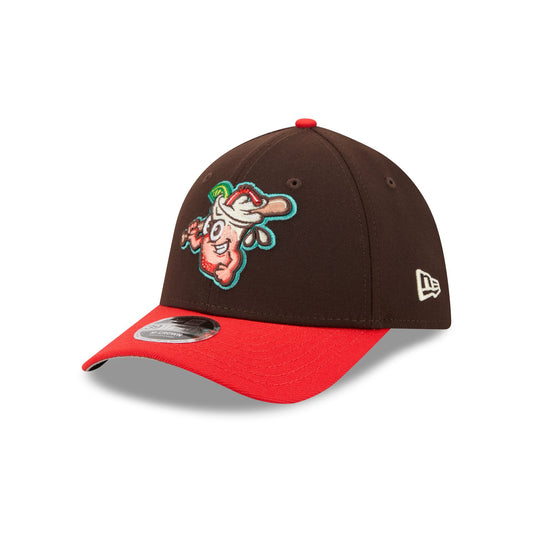 Salt Lake Bees Theme Night Brown 39THIRTY M-Crown Stretch Fit Hat - New Era Cap