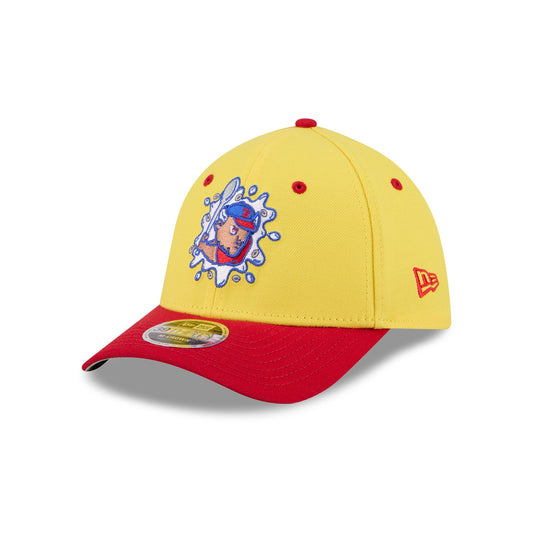 Buffalo Bisons Theme Night Yellow 39THIRTY M-Crown Stretch Fit Hat - New Era Cap