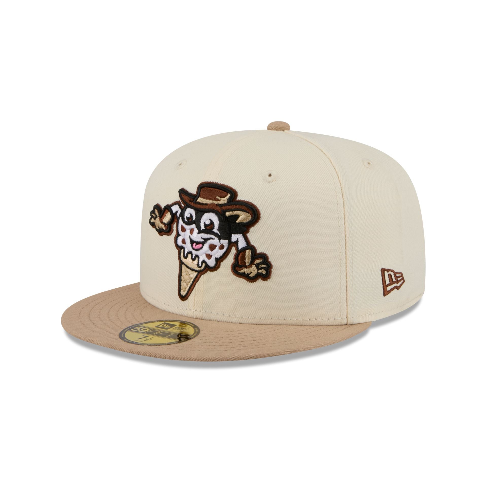Binghamton Rumble Ponies Theme Night Beige 59FIFTY Fitted Hat