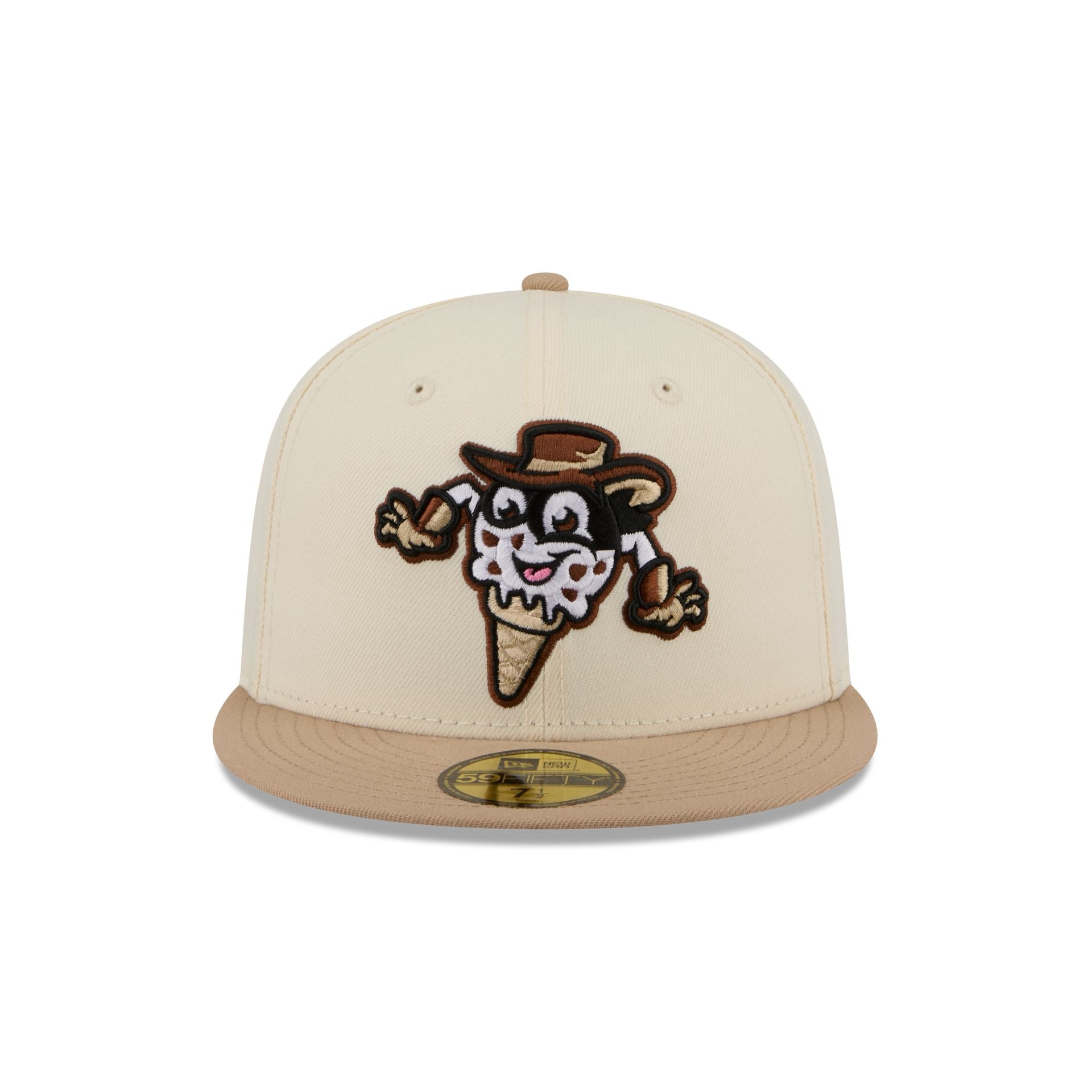 Binghamton Rumble Ponies Theme Night Beige 59FIFTY Fitted Hat