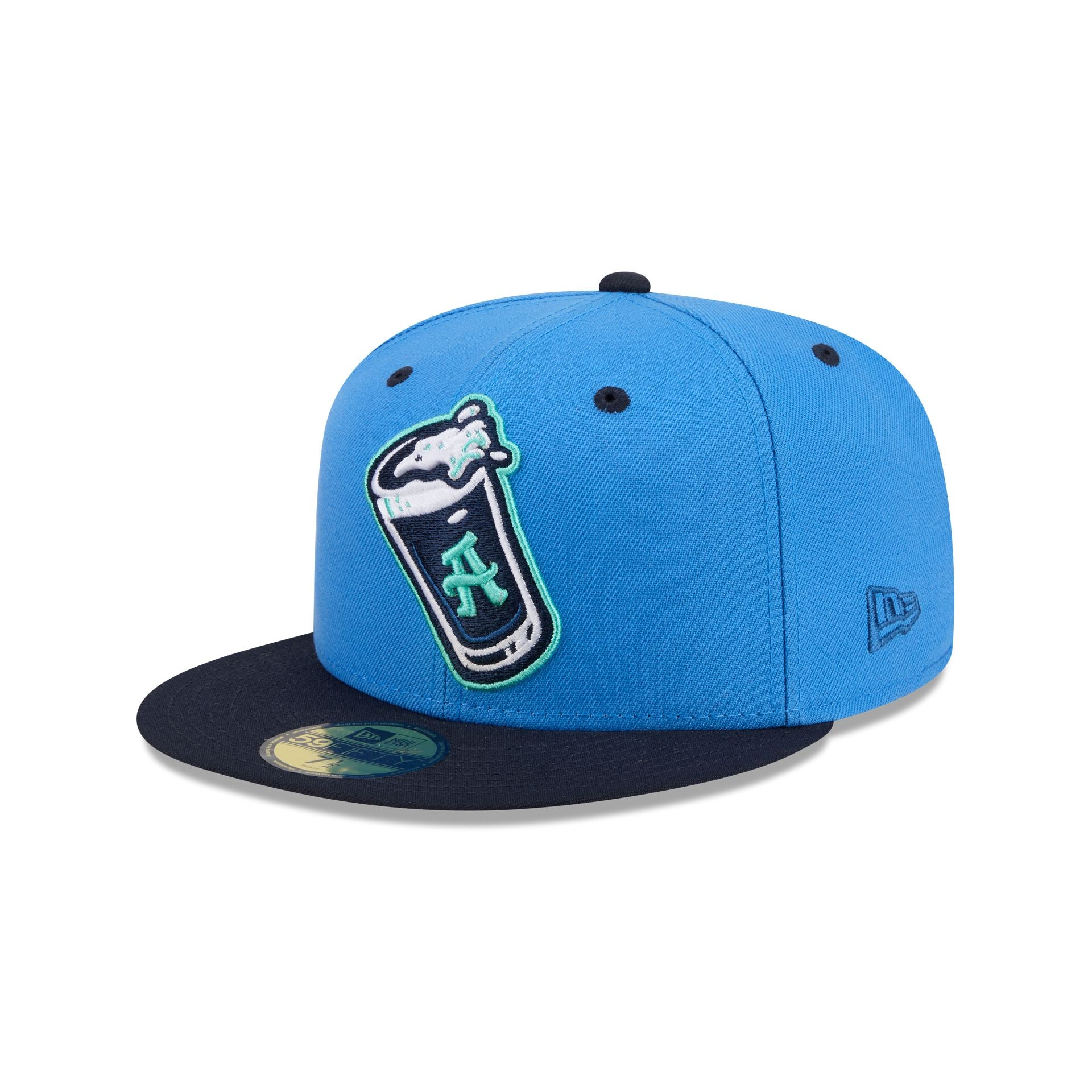 Asheville Tourists Theme Night Blue 59FIFTY Fitted Hat