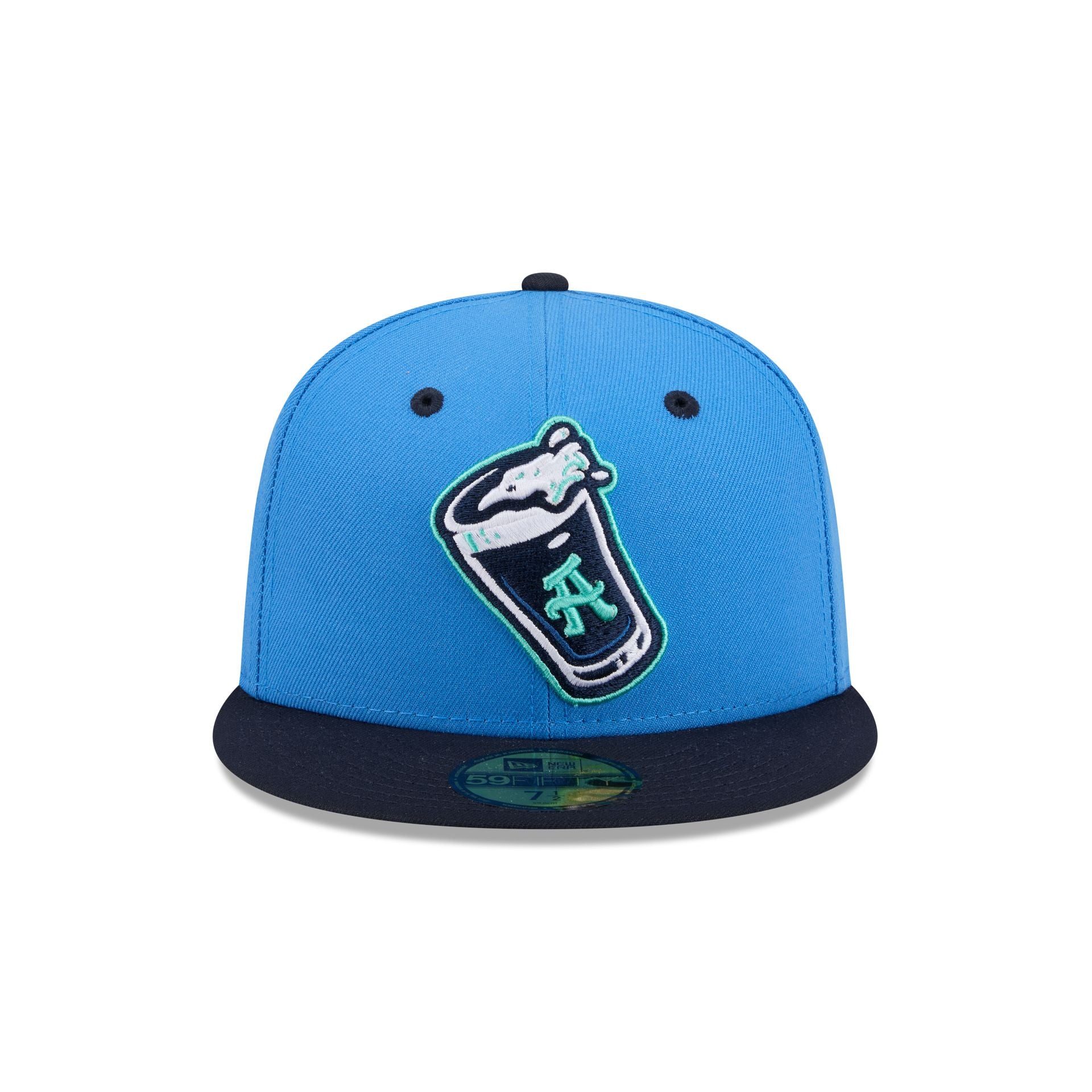 Asheville Tourists Theme Night Blue 59FIFTY Fitted Hat