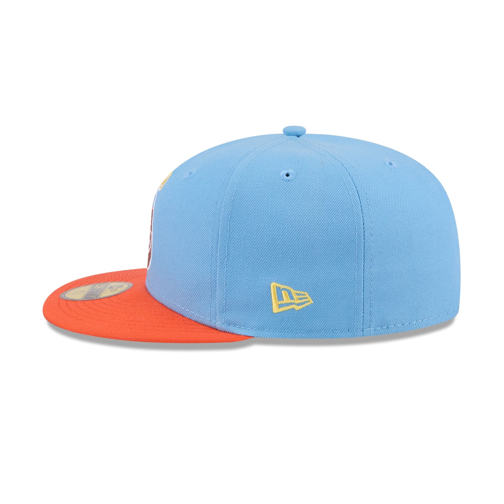 Charlotte Knights Theme Night Light Blue 59FIFTY Fitted Hat