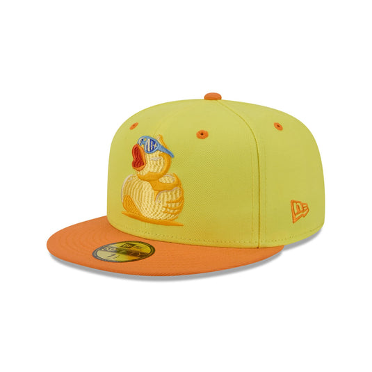 Lehigh Valley IronPigs Theme Night Yellow 59FIFTY Fitted Hat - New Era Cap