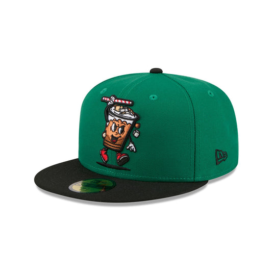 Reading Fightin Phils Theme Night Green 59FIFTY Fitted Hat - New Era Cap