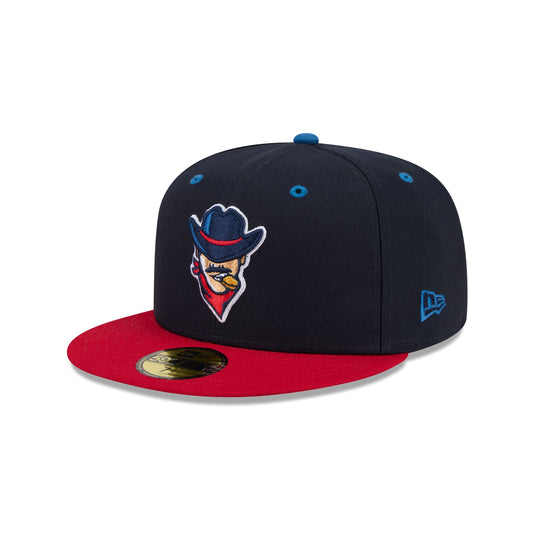 Round Rock Express Theme Night Navy 59FIFTY Fitted Hat - New Era Cap
