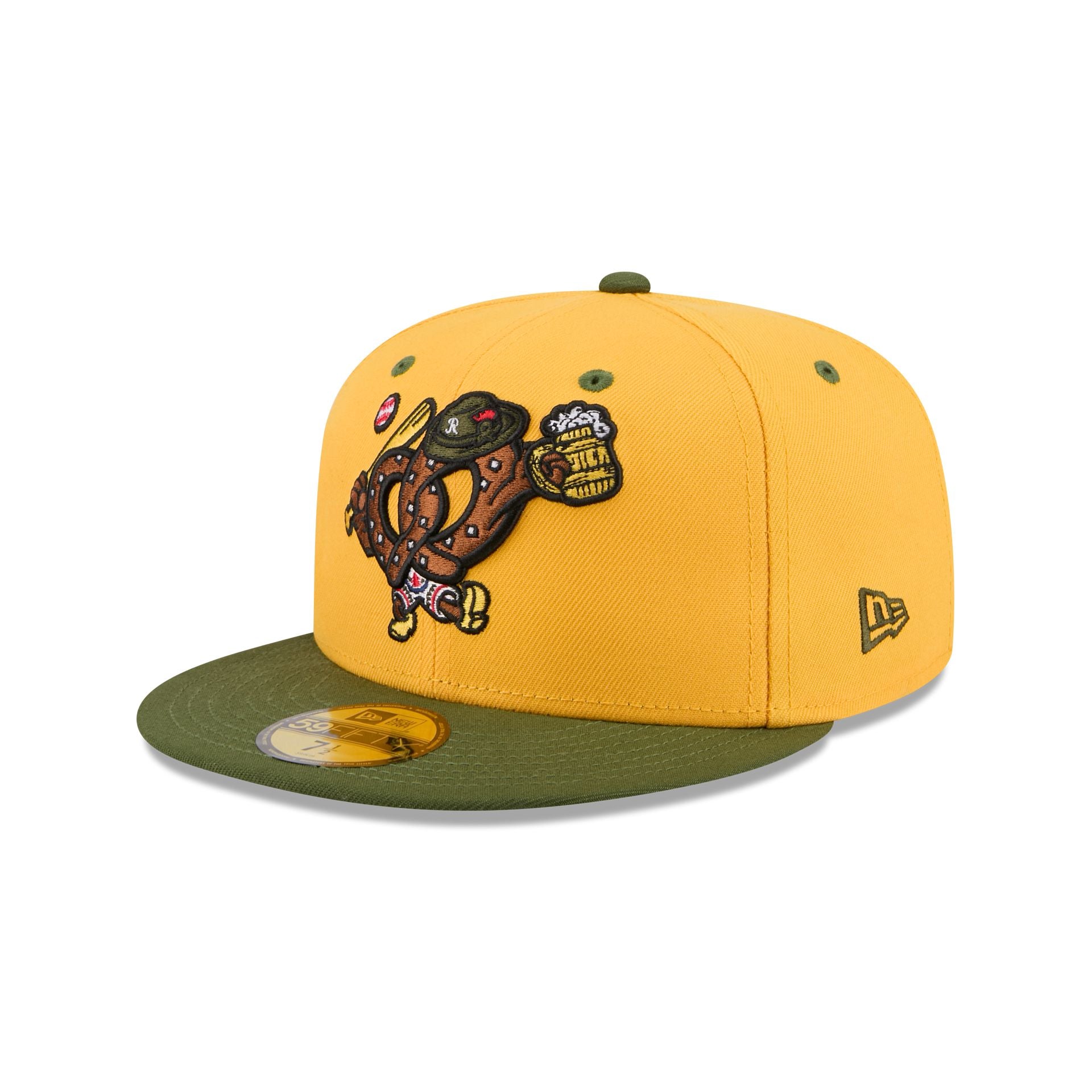 Reading Fightin Phils Theme Night Yellow 59FIFTY Fitted Hat