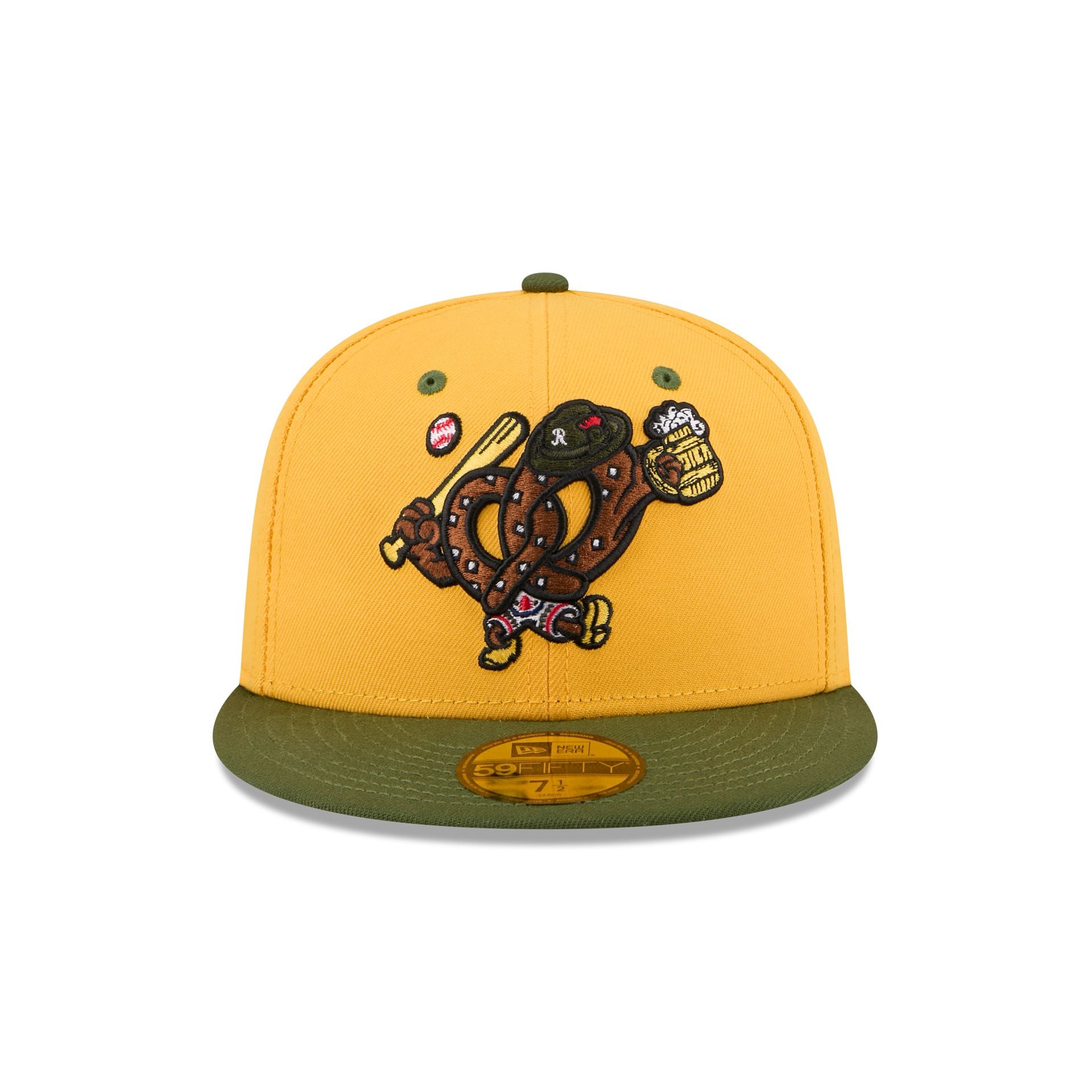 Reading Fightin Phils Theme Night Yellow 59FIFTY Fitted Hat