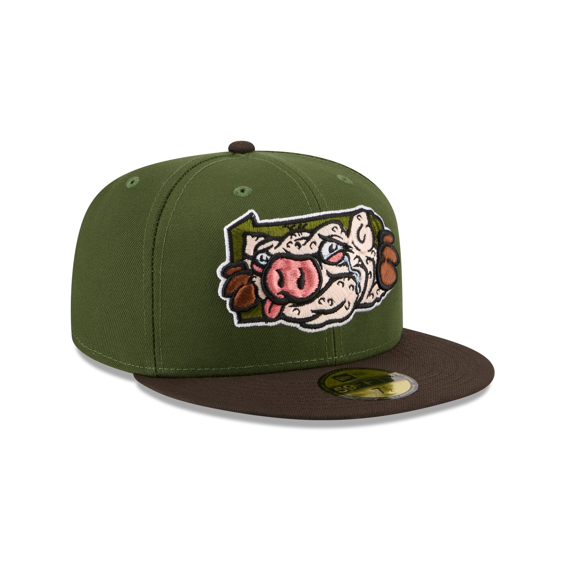 Lehigh Valley IronPigs Theme Night Green 59FIFTY Fitted Hat
