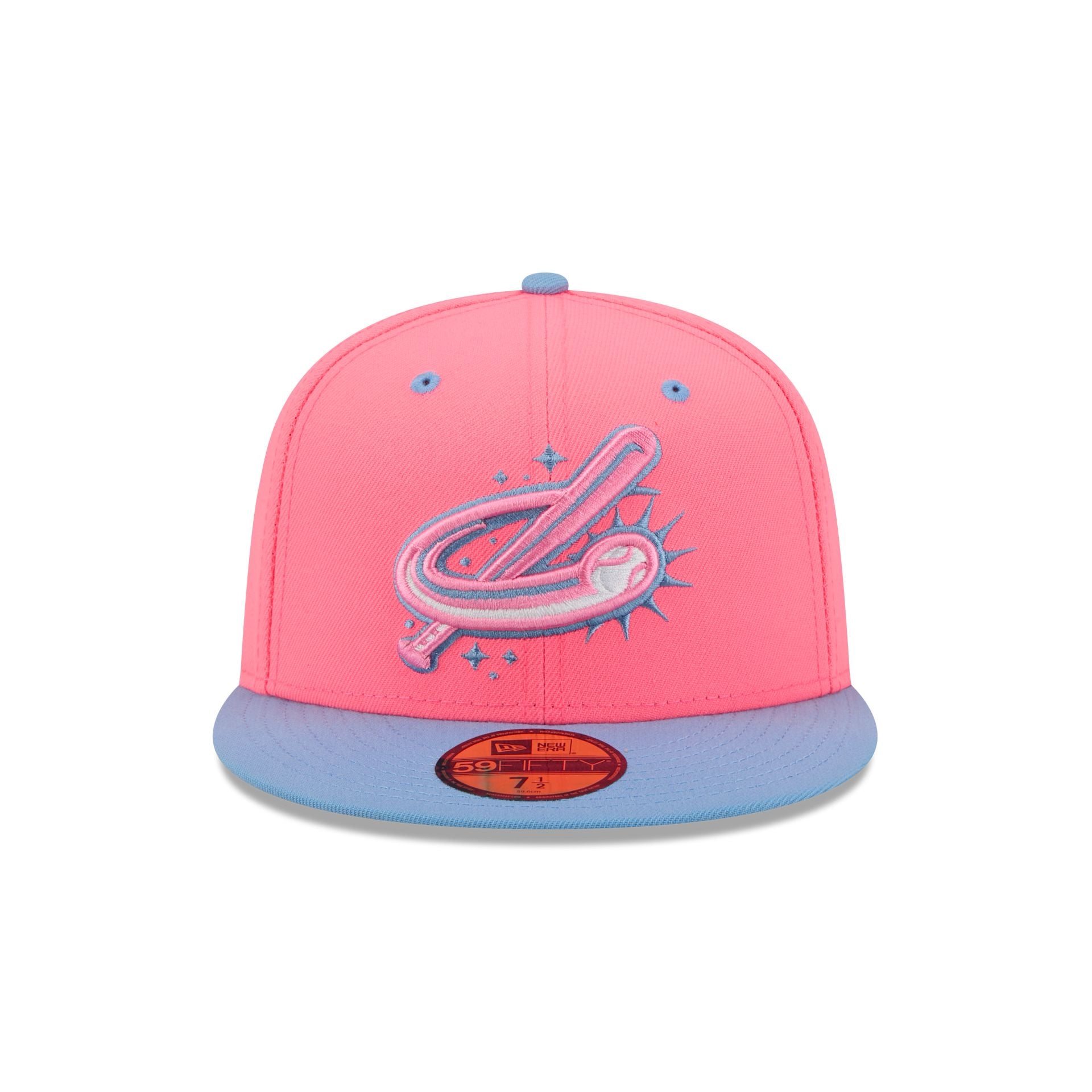 Oklahoma City Comets Theme Night Pink 59FIFTY Fitted Hat