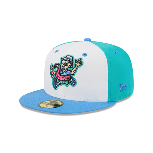 West Michigan Whitecaps Theme Night Teal 59FIFTY Fitted Hat - New Era Cap