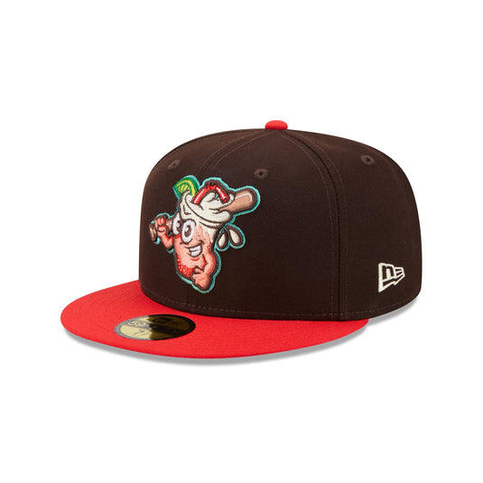 Salt Lake Bees Theme Night Brown 59FIFTY Fitted Hat - New Era Cap