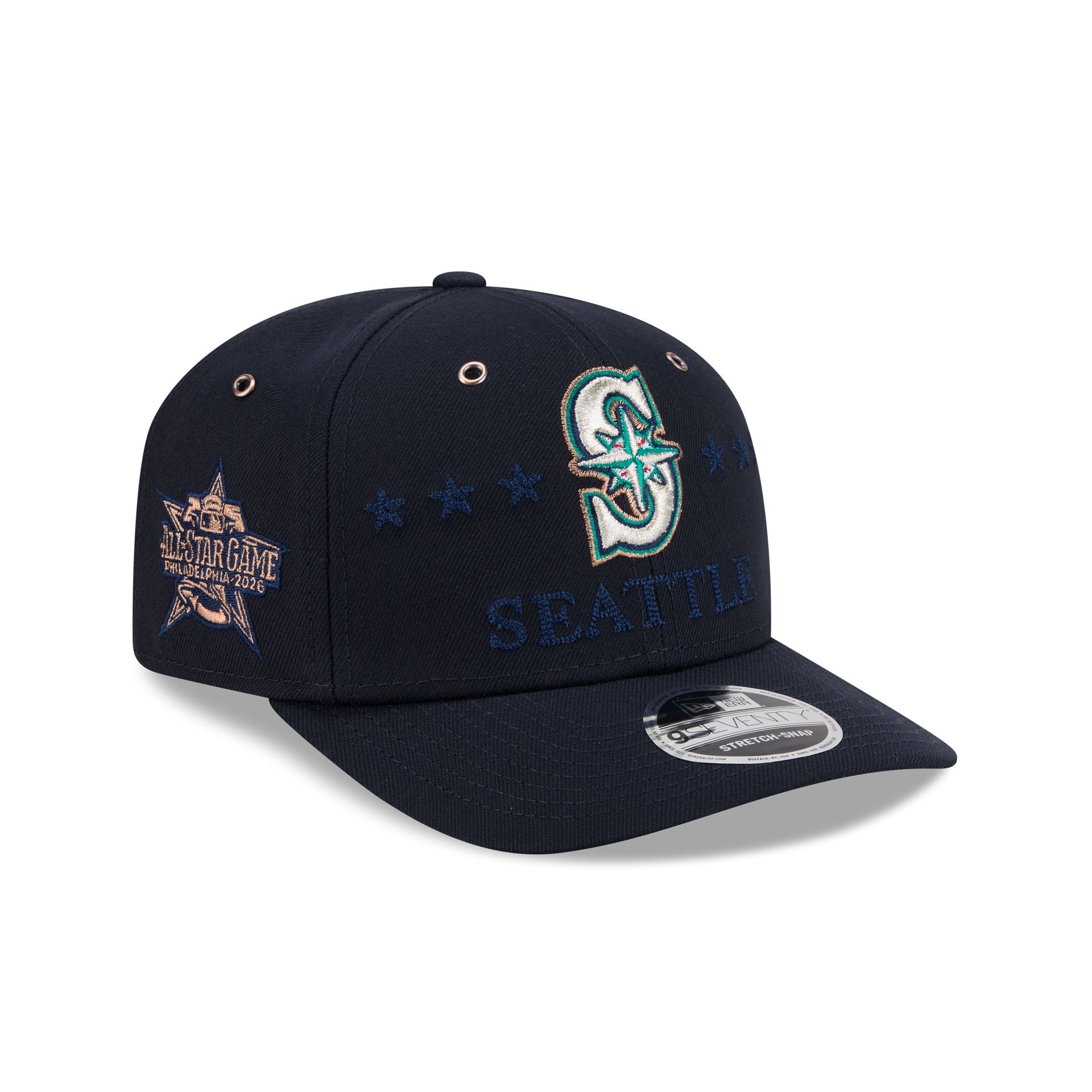 Seattle Mariners 2026 All-Star Game 9SEVENTY Stretch-Snap Hat