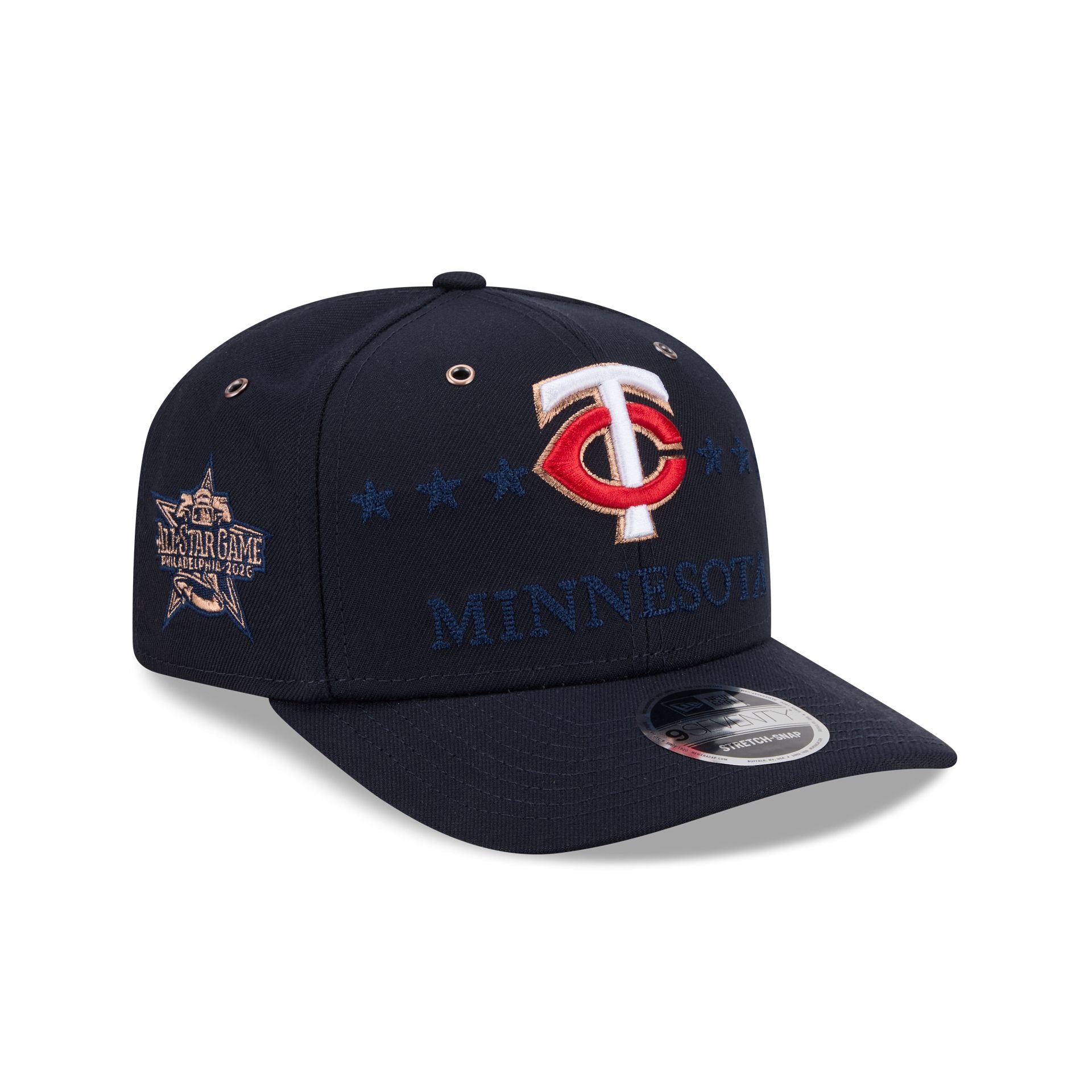 Minnesota Twins 2026 All-Star Game 9SEVENTY Stretch-Snap Hat – New