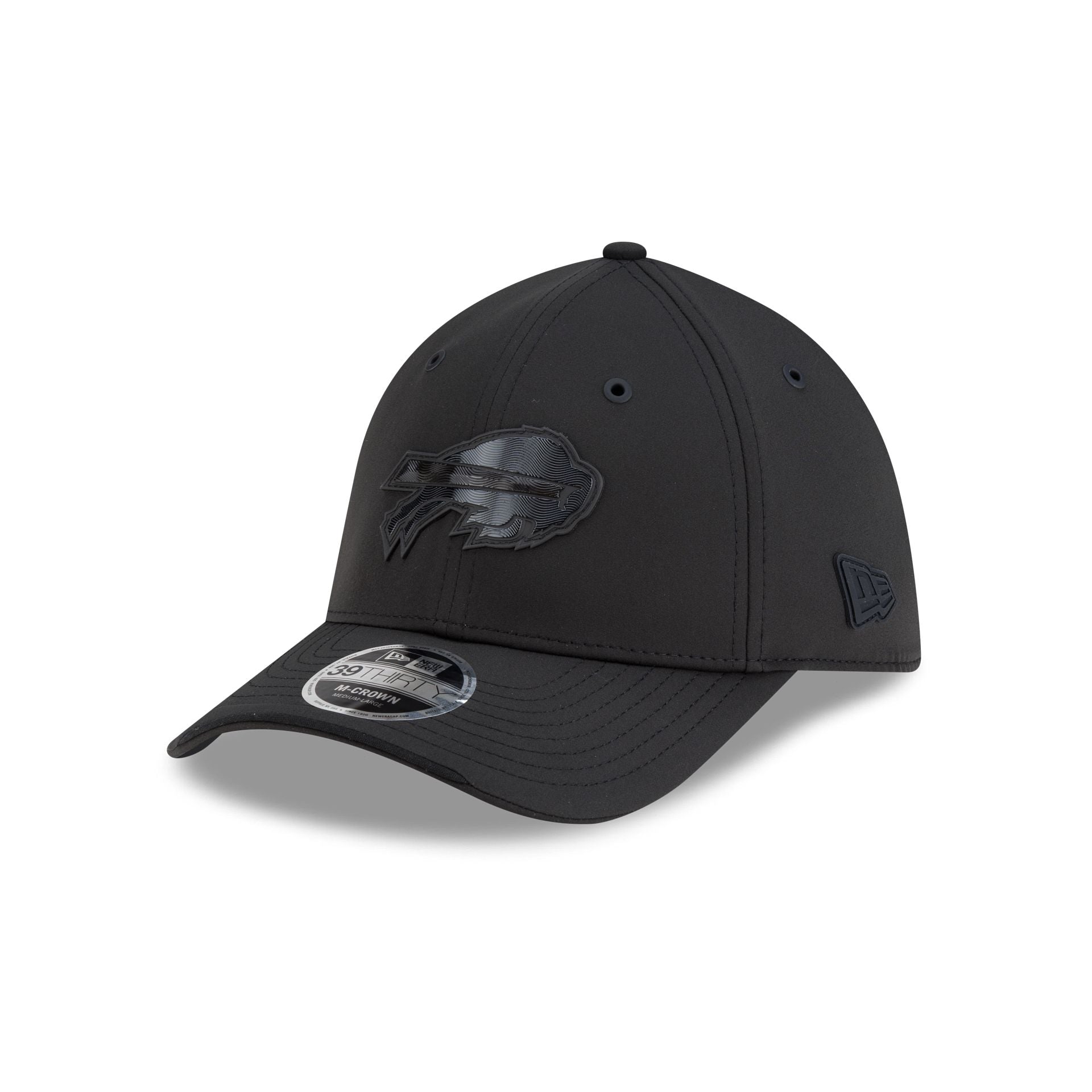 Buffalo Bills 2026 Sideline Black 39THIRTY M-Crown Stretch Fit Hat