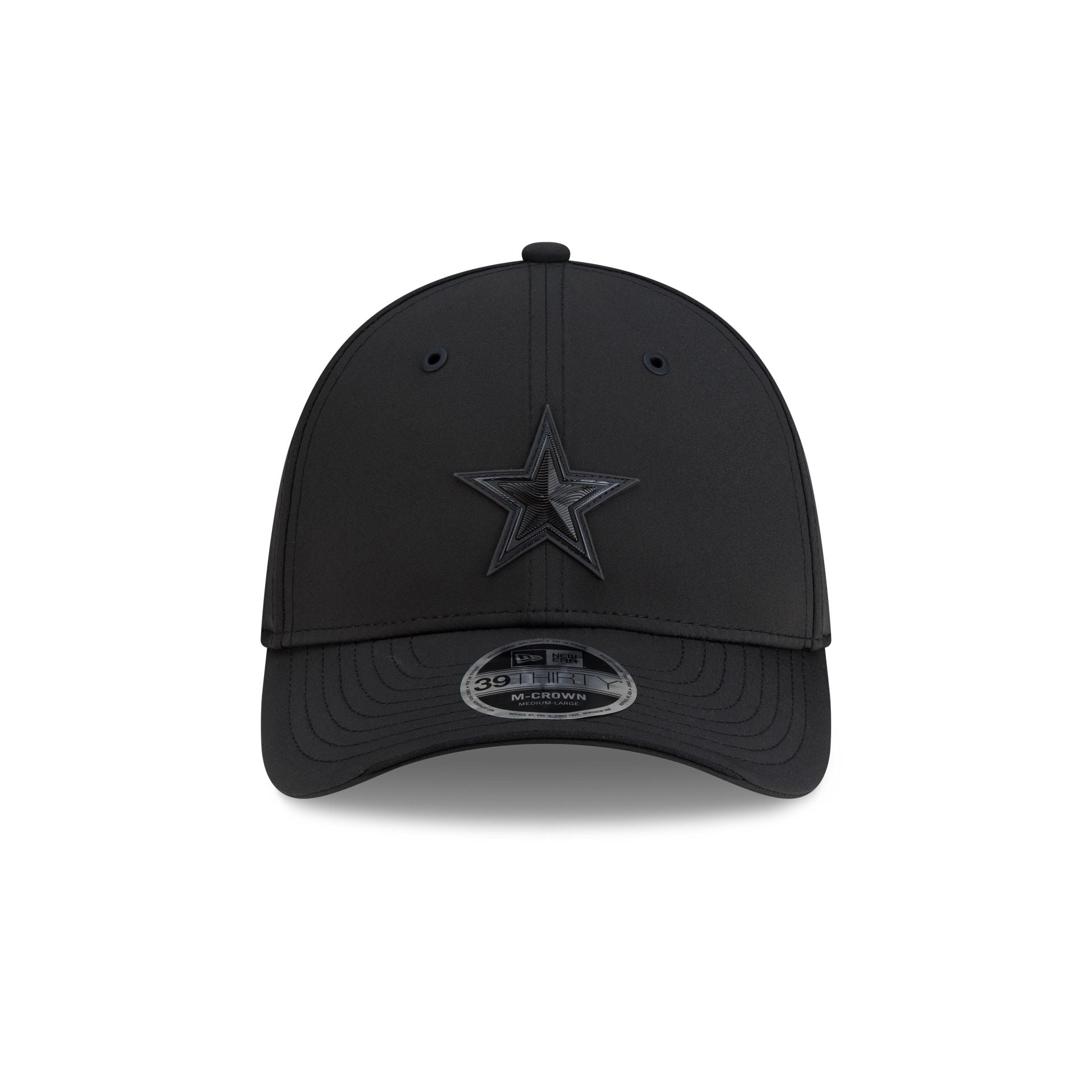 Dallas Cowboys 2026 Sideline Black 39THIRTY M-Crown Stretch Fit Hat