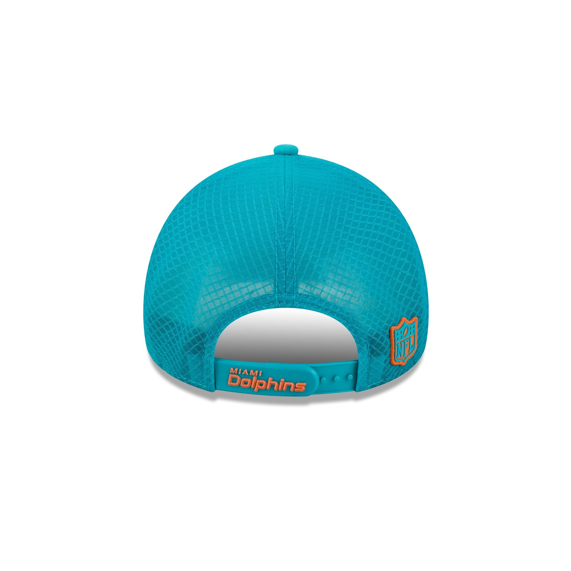 Miami Dolphins 2026 Sideline 9FORTY APEX Trucker Hat