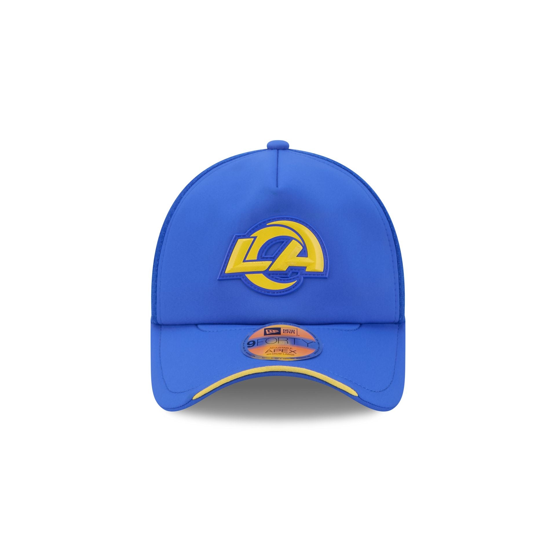 Los Angeles Rams 2026 Sideline 9FORTY APEX Trucker Hat