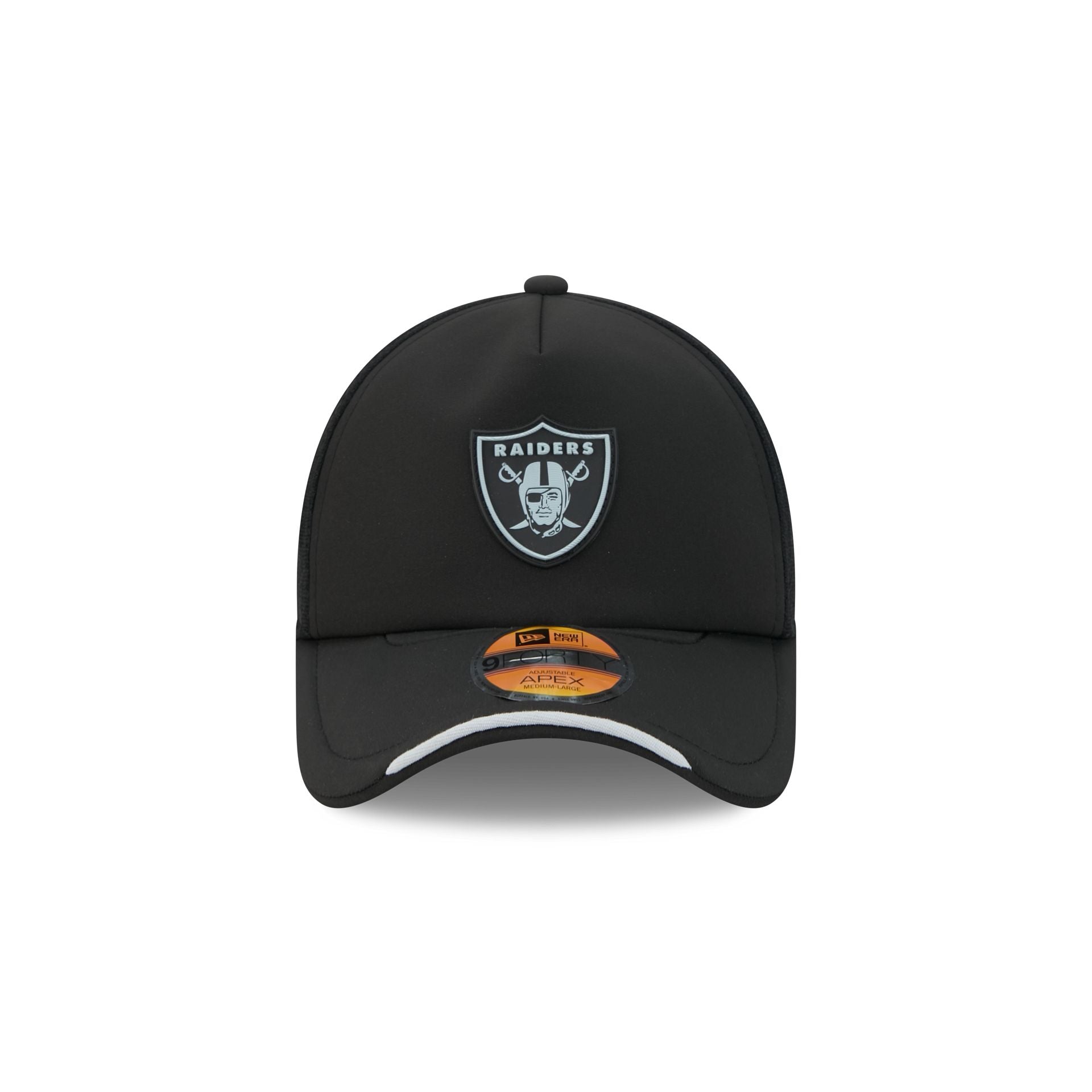 Las Vegas Raiders 2026 Sideline 9FORTY APEX Trucker Hat