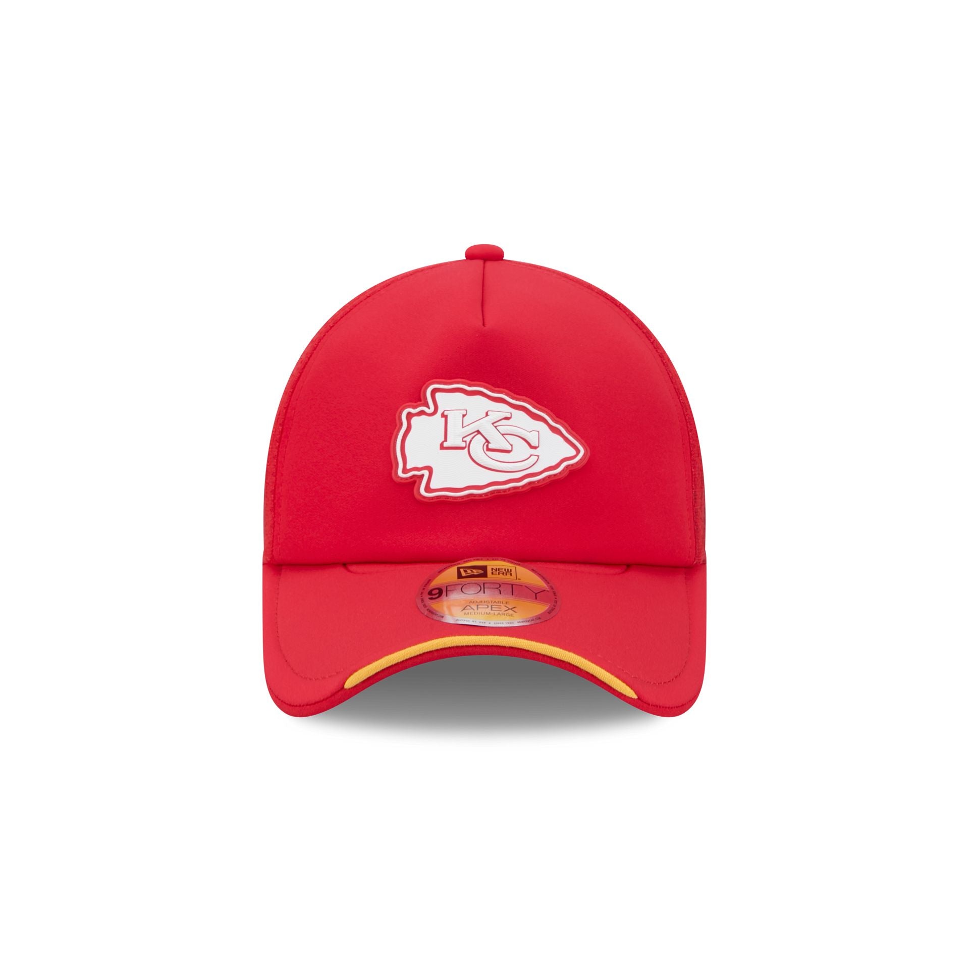 Kansas City Chiefs 2026 Sideline 9FORTY APEX Trucker Hat