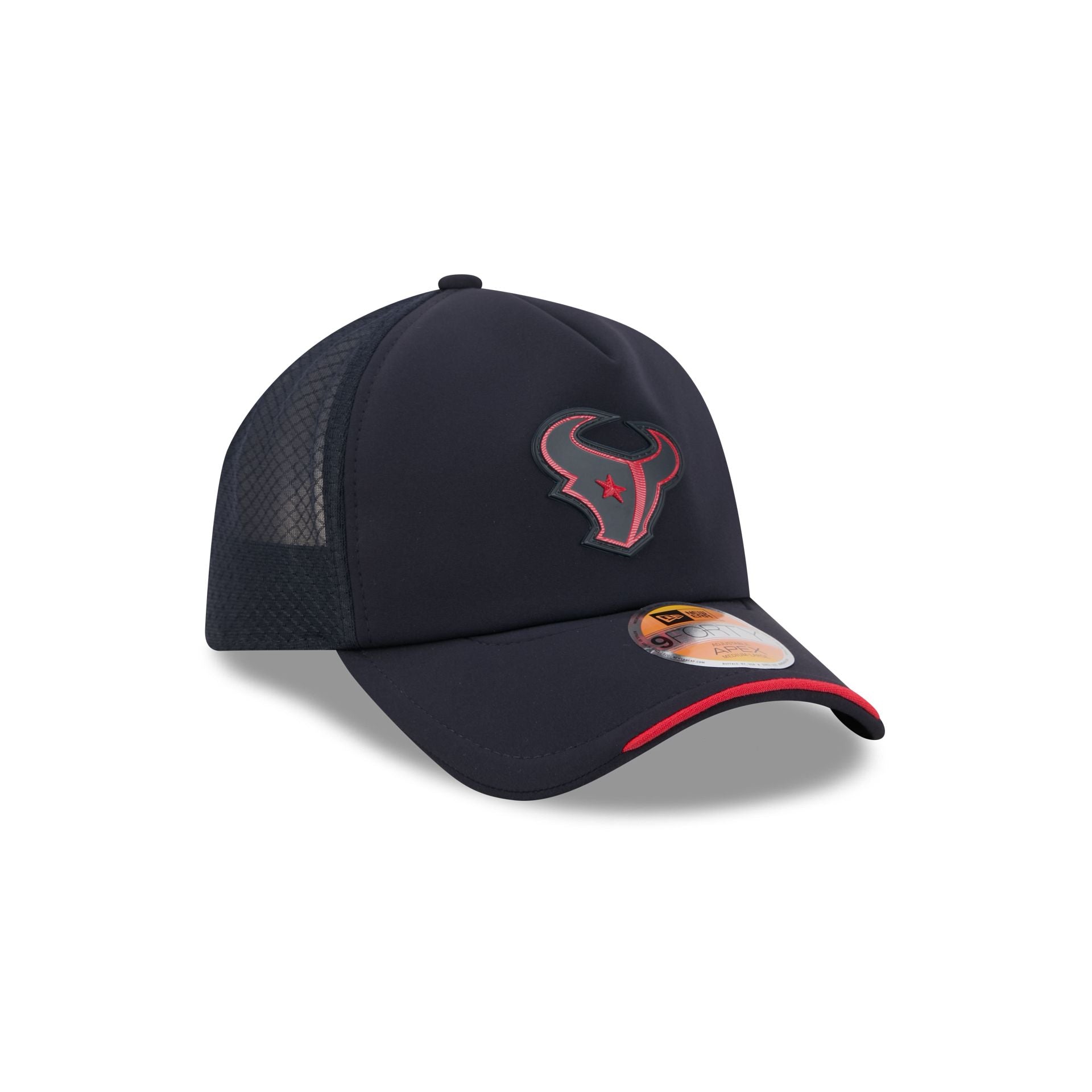 Houston Texans 2026 Sideline 9FORTY APEX Trucker Hat